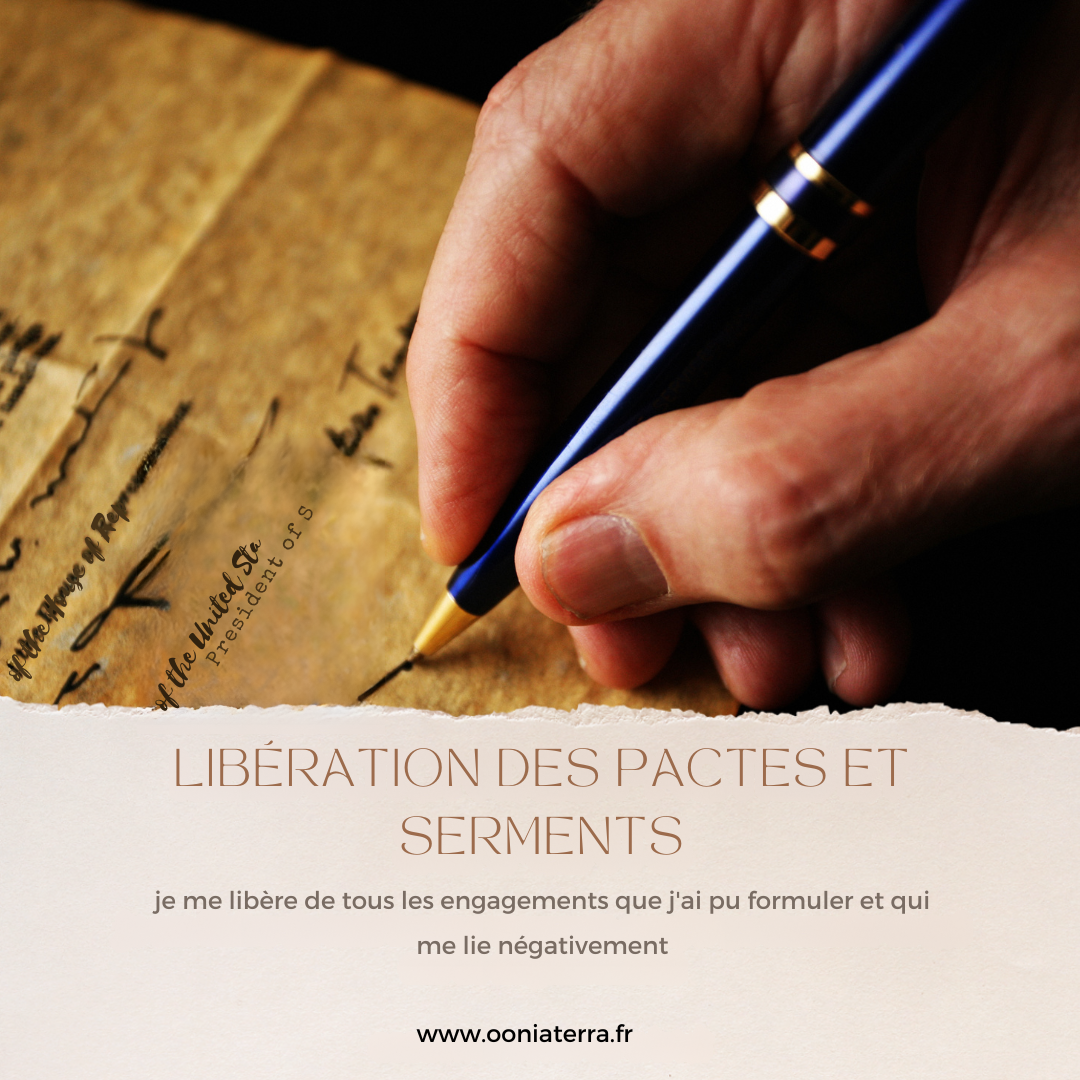 libération des pactes et serments